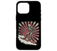 Undead Skeleton Snowboarder Grunge Board Riding Case for iPhone 16 Pro Max