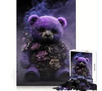 Undead Teddy Bear 1000 Piece Jigsaw Puzzles Mental Dexterity Gentle Engagement Flawless Fit (38x52cm)