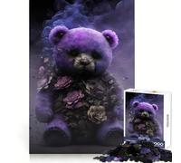 Undead Teddy Bear Jigsaw Puzzles for Teenagers 1000 Piece Improve Memory Soft Distraction Laser Cut Thoughtful Gift (38x26cm)