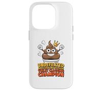 Undefeated Massive Dump Division Toilet Clogging Champion Case for iPhone 14 Pro
