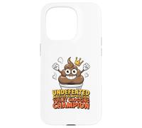 Undefeated Massive Dump Division Toilet Clogging Champion Case for iPhone 15 Pro