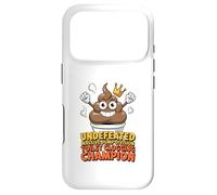 Undefeated Massive Dump Division Toilet Clogging Champion Case for iPhone 17 Pro