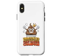 Undefeated Massive Dump Division Toilet Clogging Champion Case for iPhone X/XS