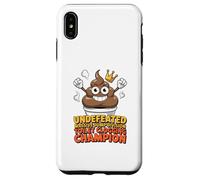 Undefeated Massive Dump Division Toilet Clogging Champion Case for iPhone XS Max