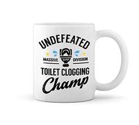 Undefeated Massive Dump Division Toilet Clogging Champion Classic White Coffee Mug