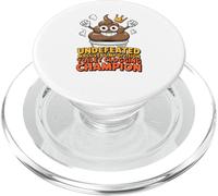 Undefeated Massive Dump Division Toilet Clogging Champion PopSockets PopGrip for MagSafe