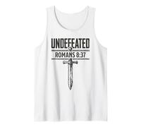 Undefeated Romans 837 Warrior Sword Faith Tank Top