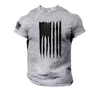 Under 1 Pound Men T Shirt Short Sleeve V Neck Henley Tops Regular Fit Linen Floral Print T-Shirt Casual Lightweight Tee Gym Work Blouse Holiday Business Dressy Tank Grey
