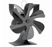 Under 25db Thermoelectric Motor No Electricity Needed Overheat for Effective for Heat Circulation Silent Operation Heat Powered Stove Fan with 6 Blades