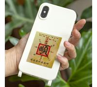 Under $5 Feng Shui Good Luck Phone StickerChinese Positive Word Amulet Decal for Wife Mom Lover