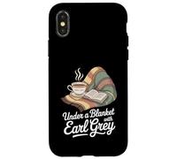 Under A Blanket With Earl Grey Book Lover Tea Drinker Case for iPhone X/XS