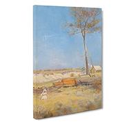 Under A Southern Sun By Charles Conder Canvas Print | Gallery Wrapped 30mm Frame Wall Art | 30x20 inches | Ready to Hang | Contemporary Picture | Living Room Bedroom Lounge Office