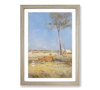 Under A Southern Sun by Charles Conder Framed Print | A2 Oak Framed Wall Art | Ready to Hang | Modern Nature Picture | Living Room Bedroom Lounge Office
