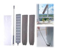 Under Appliance Cleaning Tool,Retractable Dust Cleaner Gap Cleaning Tools,Long Handle Washable and Retractable Duster Brush for Under Fridge (Long-1.4M)