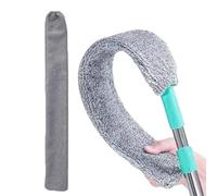 Under Appliances Duster - Extendable Flat Cleaning Supplies with Extendable Pole | Ideal for Cleaning Floors, Furniture, Sofa, Under Beds, High Ceilings, Homes, Officer