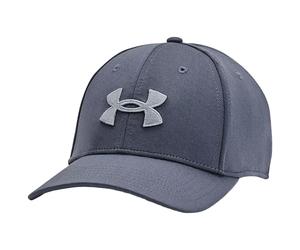 Under Armor Blitzing Baseball Cap - Downpour Gray/Harbor Blue