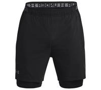Under Armour 2-in-1 Vanish Woven Shorts - Black/Pitch Gray