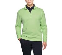 Under Armour 2018 Mens UA Storm SweaterFleece 1/4 Zip LS Top Layer Golf Sweater Lumos Lime Medium