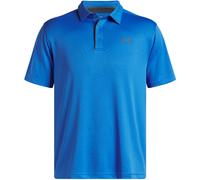UNDER ARMOUR 2025 TECH GOLF POLO SHIRT - BLUE ATLANTIS / PITCH GREY - L