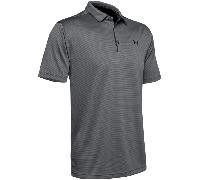 UNDER ARMOUR 2025 TECH GOLF POLO SHIRT - GRAPHITE / BLACK - XL