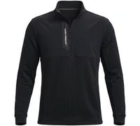 UNDER ARMOUR 2026 DRIVE PRO HYBRID 1/2 ZIP GOLF SWEATER - BLACK