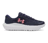 UNDER ARMOUR 2026 LADIES SURGE GOLF SHOES - MIDNIGHT NAVY / WHITE / BITTERSWEET PINK