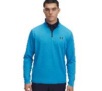 UNDER ARMOUR 2026 MATCHPLAY 1/4 ZIP GOLF PULLOVER - ETHER BLUE / MIDNIGHT
