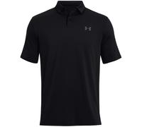 UNDER ARMOUR 2026 MATCHPLAY GOLF POLO SHIRT - BLACK / CASTLEROCK