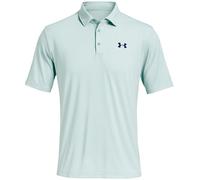 UNDER ARMOUR 2026 PLAYOFF JACQUARD GOLF POLO SHIRT - ENAMEL BLUE / ILLUSION GREEN / MIDNIGHT NAVY