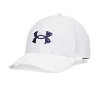 UNDER ARMOUR 2026 UA 96 GOLF CAP - WHITE / MIDNIGHT NAVY