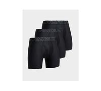 Under Armour Men's 3-Pack Performance Tech Boxer Brief, 6" Inseam - Breathable, Moisture Wicking, Soft Touch, All-Day Comfort Black, Black, XL