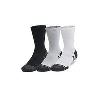 Under Armour Performance Tech Socks Black Grey White (3 Pairs) - L