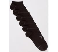 UNDER ARMOUR 6 Pack of Men's Essential No Show Socks, Black / Black / Castlerock, Size S, Men Black / Black / Castlerock