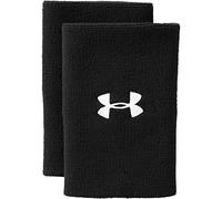 Under Armour Unisex UA 6'' Performance Wristband, Sweat-Wicking and Cooling Sports Wristbands, Sweatbands for Running, Football, Tennis and More, Wrist Sweat Bands with Logo, Set of 2