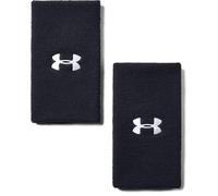 Under Armour Unisex UA 6'' Performance Wristband, Sweat-Wicking and Cooling Sports Wristbands, Sweatbands for Running, Football, Tennis and More, Wrist Sweat Bands with Logo, Set of 2