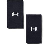 Under Armour 6'' PERFORMANCE WRISTBAND - Black, White - OSFM