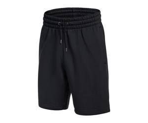 Under Armour 7.75" Icon Fleece Shorts - Black/White