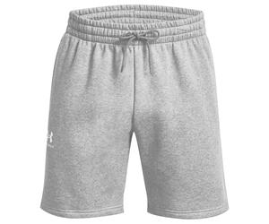 Under Armour 7.75" Icon Fleece Shorts - Mod Gray Light Heather/White