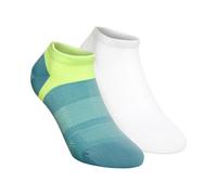 Under Armour AD Run Lite NS Tab Running Socks 2 Pack - White, Size 31.5-36.5