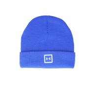 Under Armour Adult Truckstop Beanie, Emotion Blue, White