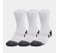 Under Armour Heatgear Crew Socks 3 Pack M 4-7.5 White