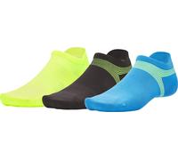 Under Armour ArmourDry Lite 3 Pack No Show Tab Running Socks Arch Support Run
