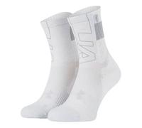Under Armour ArmourDry Run Crew Socks 'White Grey' 1361156-100 M