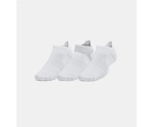 Under Armour ArmourDry Run Lite Unisex 3-Pack No Show Tab Socks - White