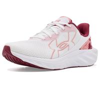 Under Armour Ascend Big Logo Print Running Shoes, White/Claret/Posh Pink, 6.5