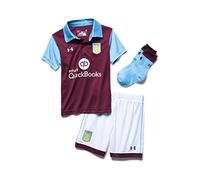 Under Armour Aston Villa FC 2016/17 Home Kit Infant PRE ORDER, Magenta, 3-6 Months
