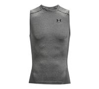 Under Armour Men's UA HG Armour Comp SL Tank Top with Compression Fit, Comfortable Functional Shirt, Carbon Heather, XXL Long