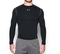 Under Armour Men's UA ColdGear Crew Long-Sleeve Shirt - Black, Small