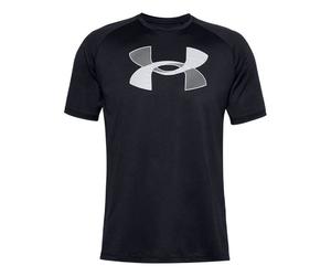 Under Armour Big Logo Tech Short Sleeve T-Shirt 'Black Grey' 1357234-001 M