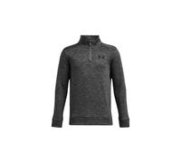 Under Armour Boys' Armour Fleece Quarter Zip, Lightweight and Breathable Boys' Top for Sports and Cold Weather, Comfortable and Warm Sports Fleece,Castlerock / / Black,YMD